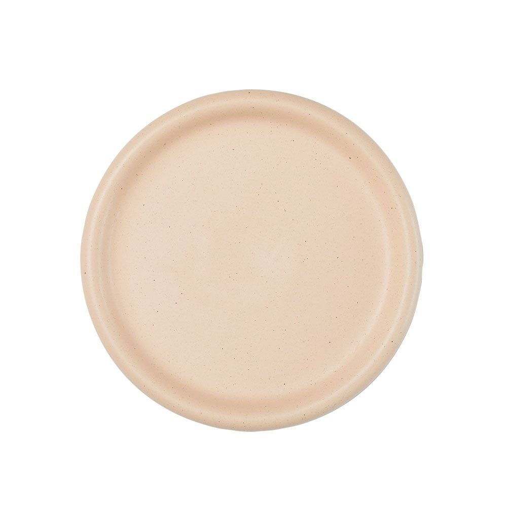 NEOFLAM® Speiseteller Better Finger Keramik Speiseteller 23 cm - Pink, (1 St), 100% natürliche Keramik, Frei von PFOA, Blei & Cadmium