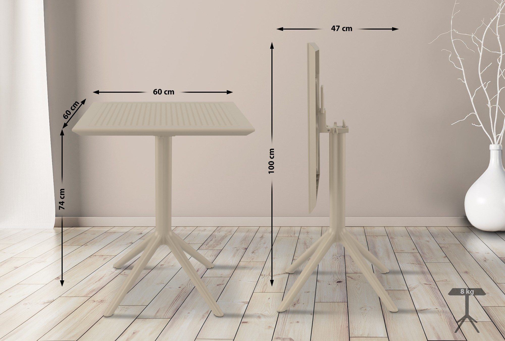 CLP Gartentisch Sky, Rund Oder Eckig günstig online kaufen