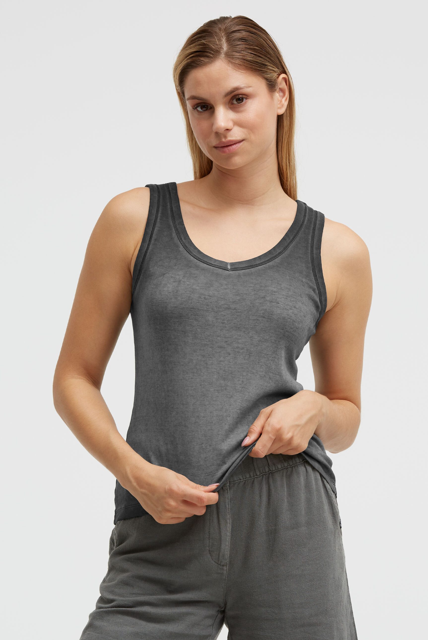 SOCCX Tanktop aus Baumwolle