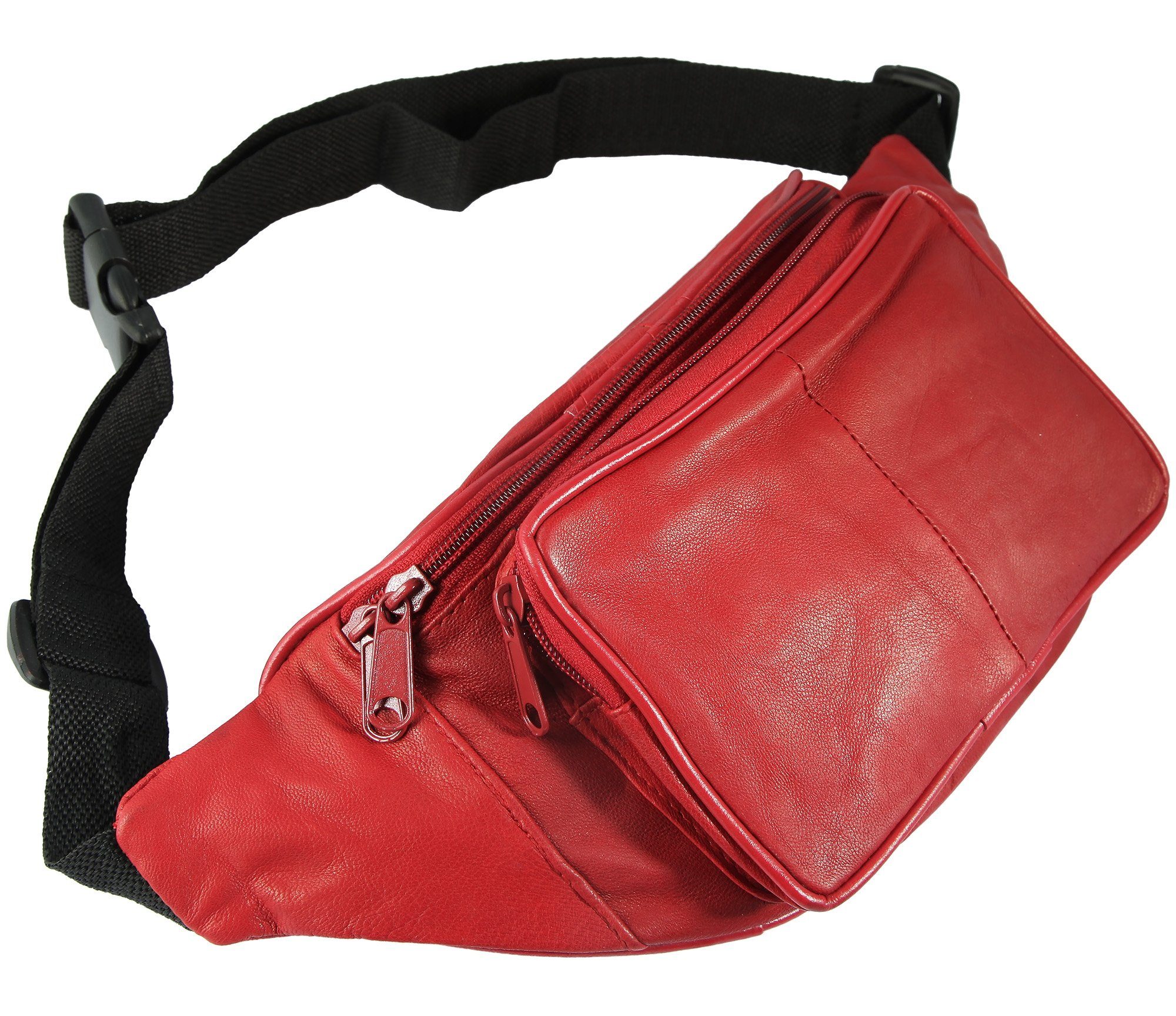 Leonardo Verrelli Bauchtasche Sadim Unisex Hüfttasche Gürteltasche aus Echtleder