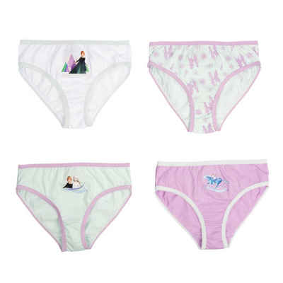 United Labels® Panty Disney Die Eiskönigin Panty für Mädchen - Frozen Bunt (4er Pack)