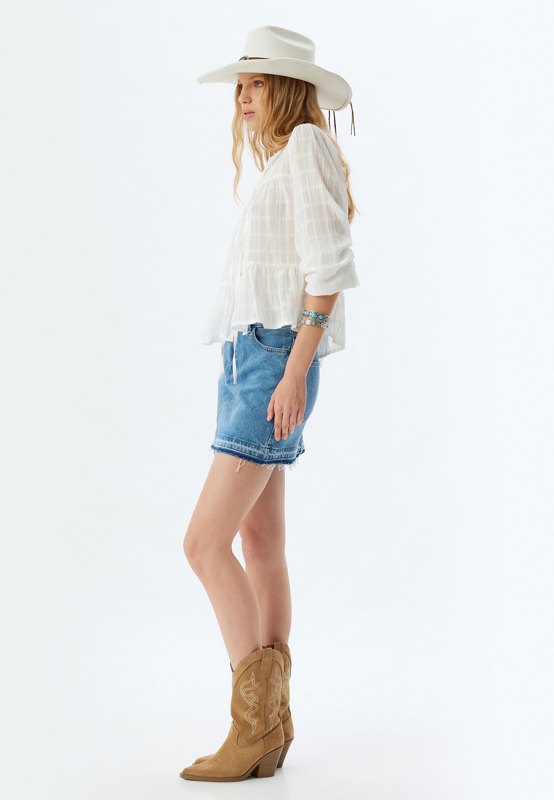 Koton Jeansrock Mini Länge Denim günstig online kaufen