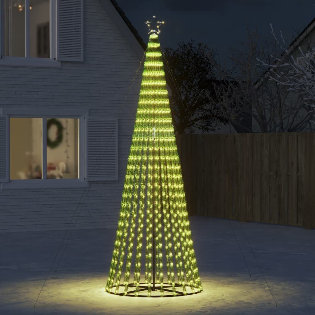 vidaXL LED Baum LED Weihnachtsbaum 688 LEDs Warmweiß 300 cm – Bild 2 von 5
