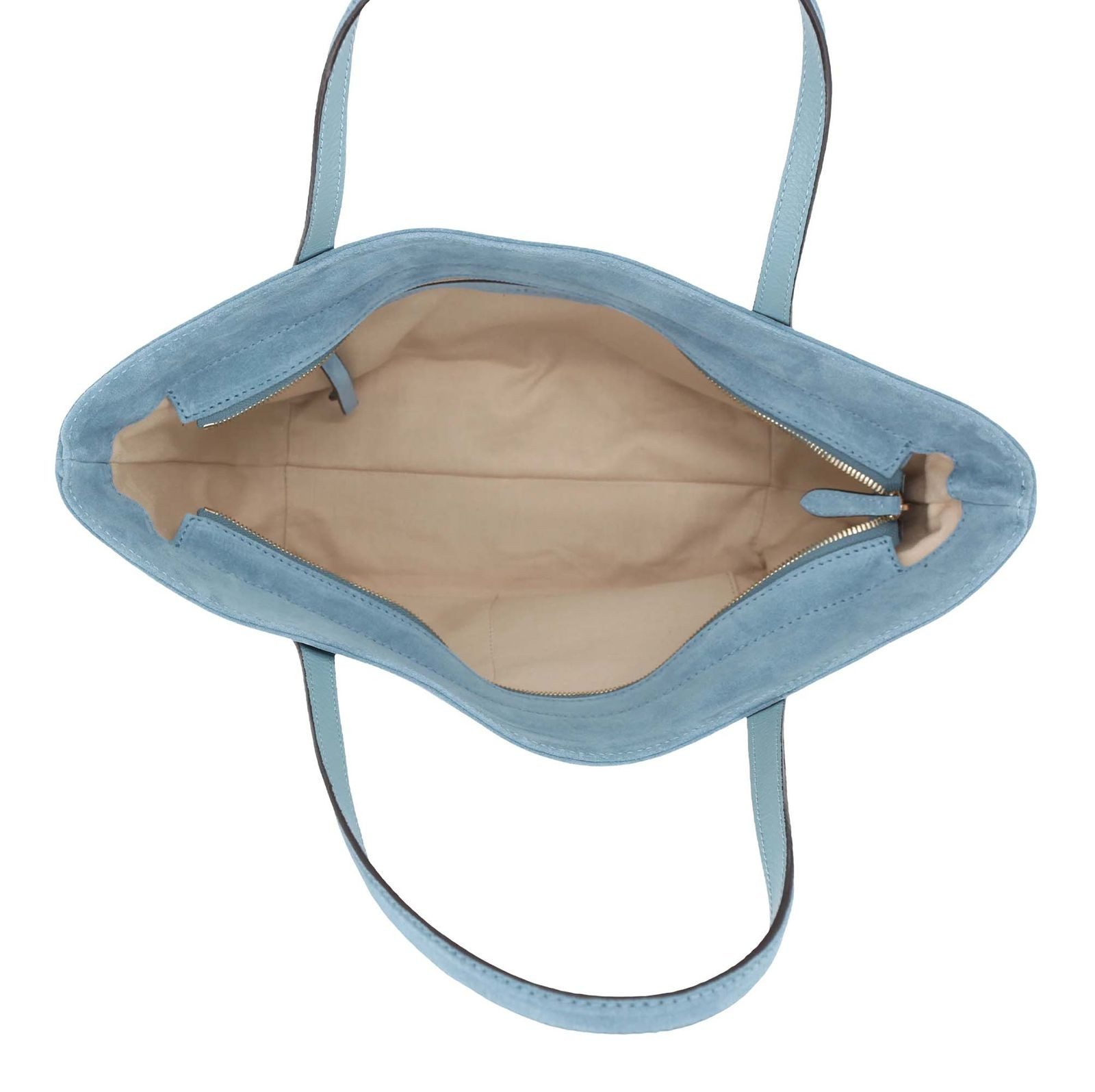Abro Schultertasche Shopper Carina, aus echtem Rindsleder