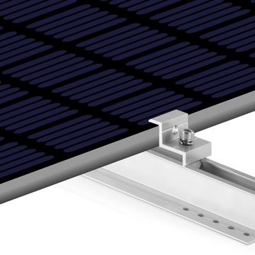 Zelsius Solarmodul Solarpanel Halterung für 1 Solarpanel, Solarmodul Halterung, (Set)