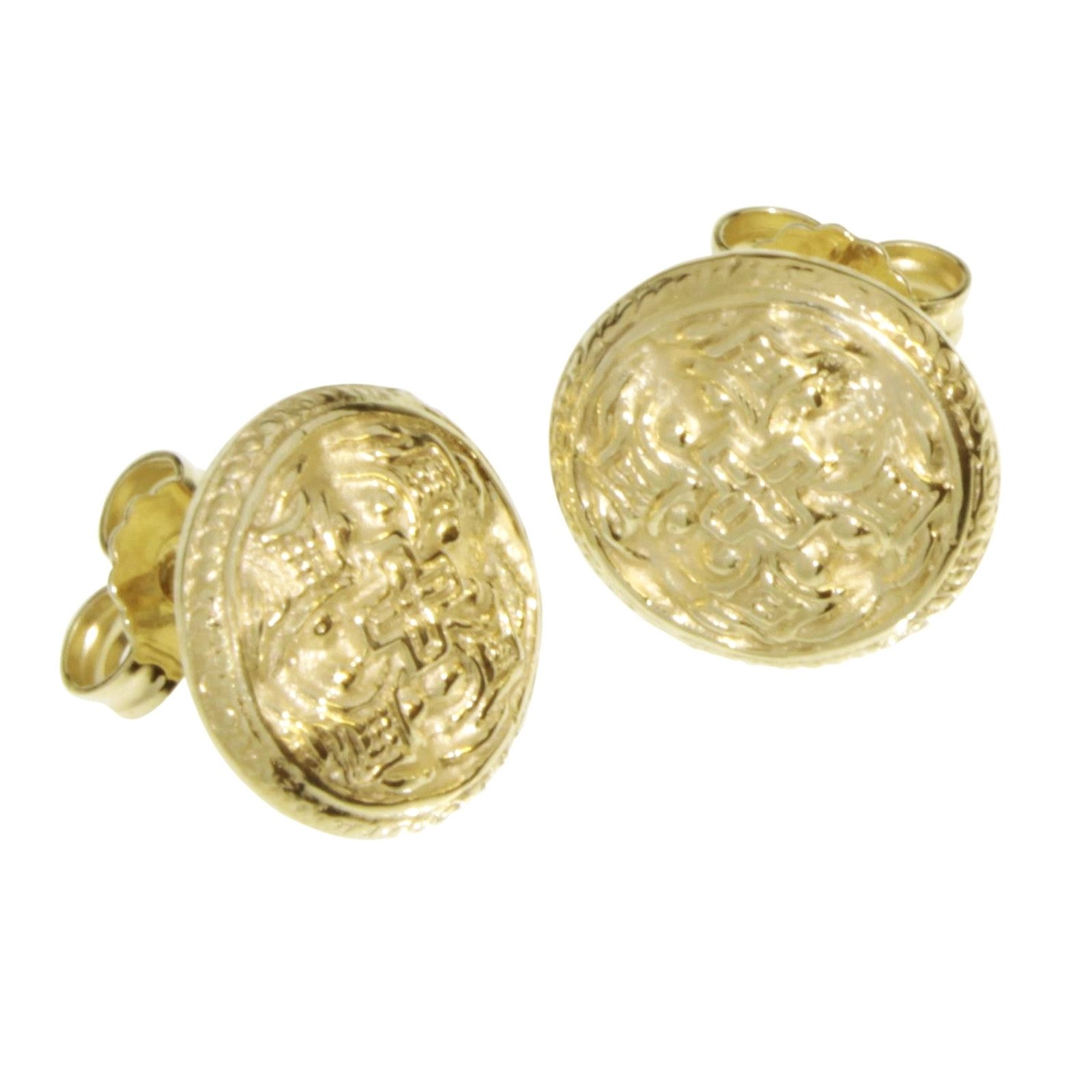 Paar Ohrstecker Ostsee-Schmuck Ohrstecker Hiddensee 13 mm rund