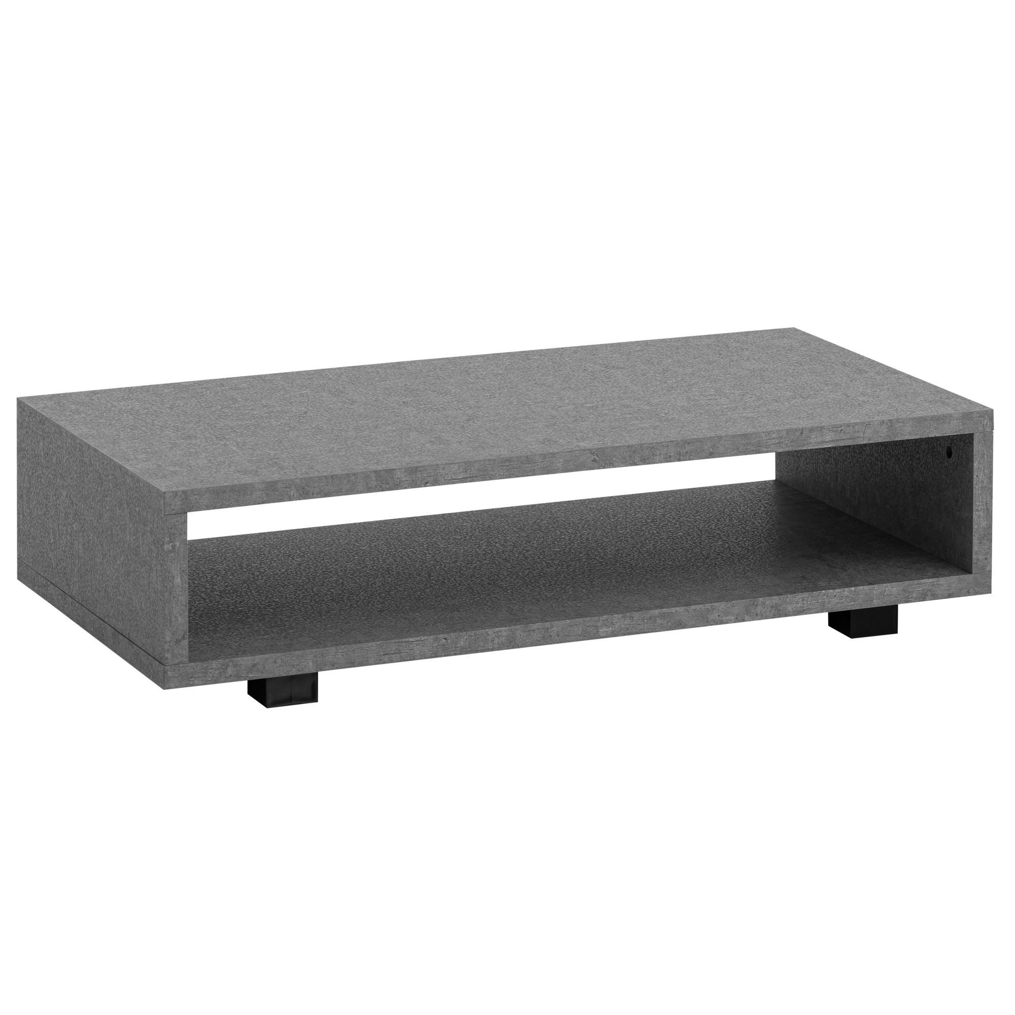 FINEBUY Couchtisch FB59783 (Wohnzimmertisch Beton Optik, günstig online kaufen