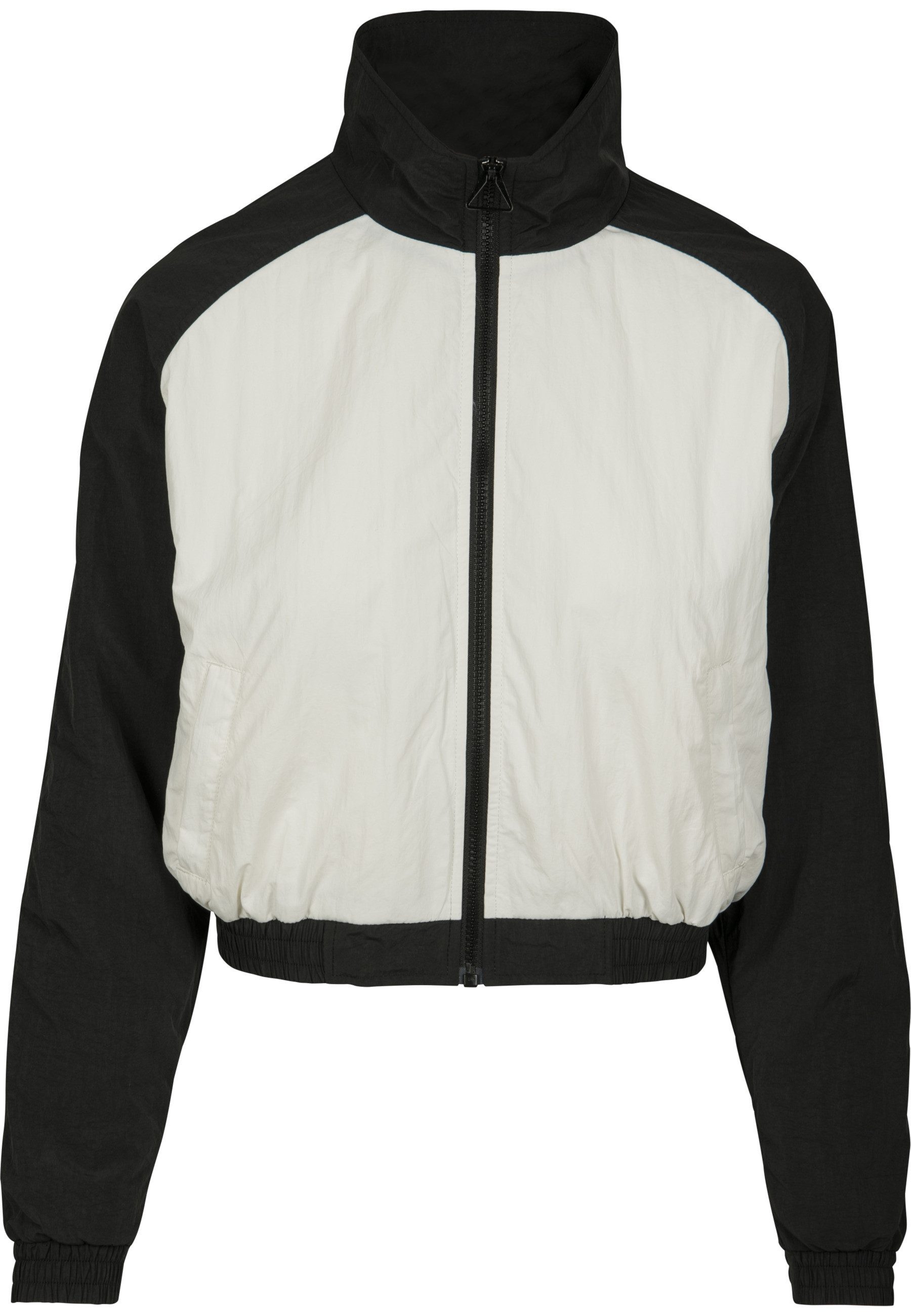URBAN CLASSICS Langmantel Urban Classics Damen Ladies Short Raglan Crinkle Batwing Jacket