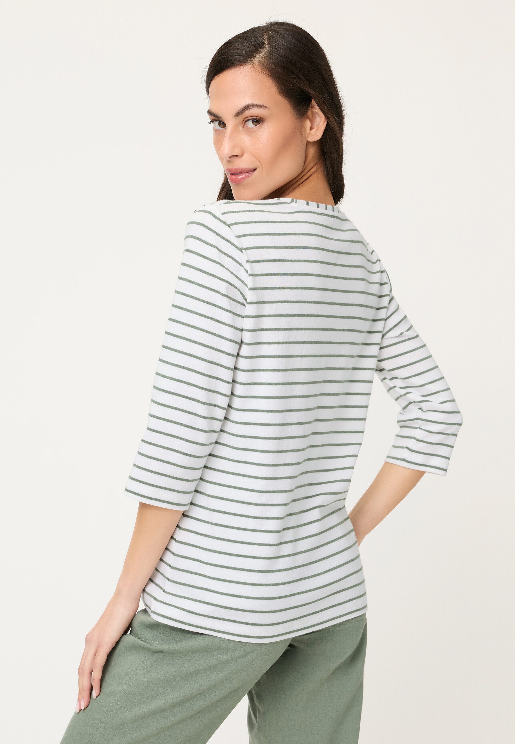 Olsen T-Shirt Shirt mit 3/4-Ärmeln