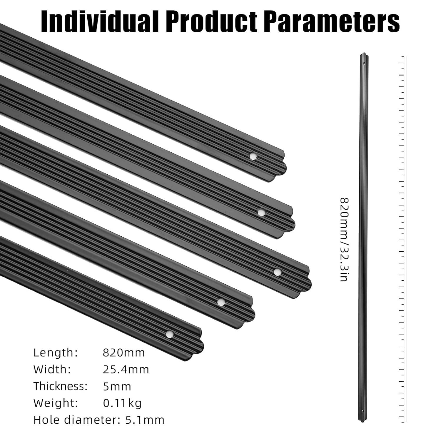 GarveeMore Treppengeländer 50pcs Treppengeländer Schmiedeeisen Eingangsgelä günstig online kaufen