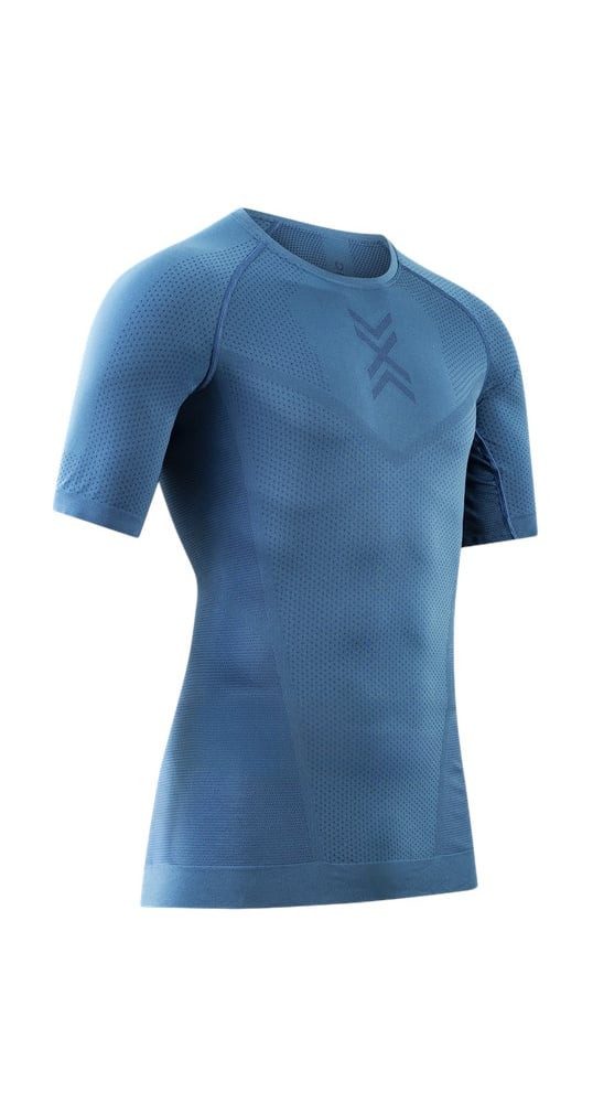 X-Bionic Laufshirt Xceed Ride Run Shirt (optimale Thermoregulation) slateblau/marine