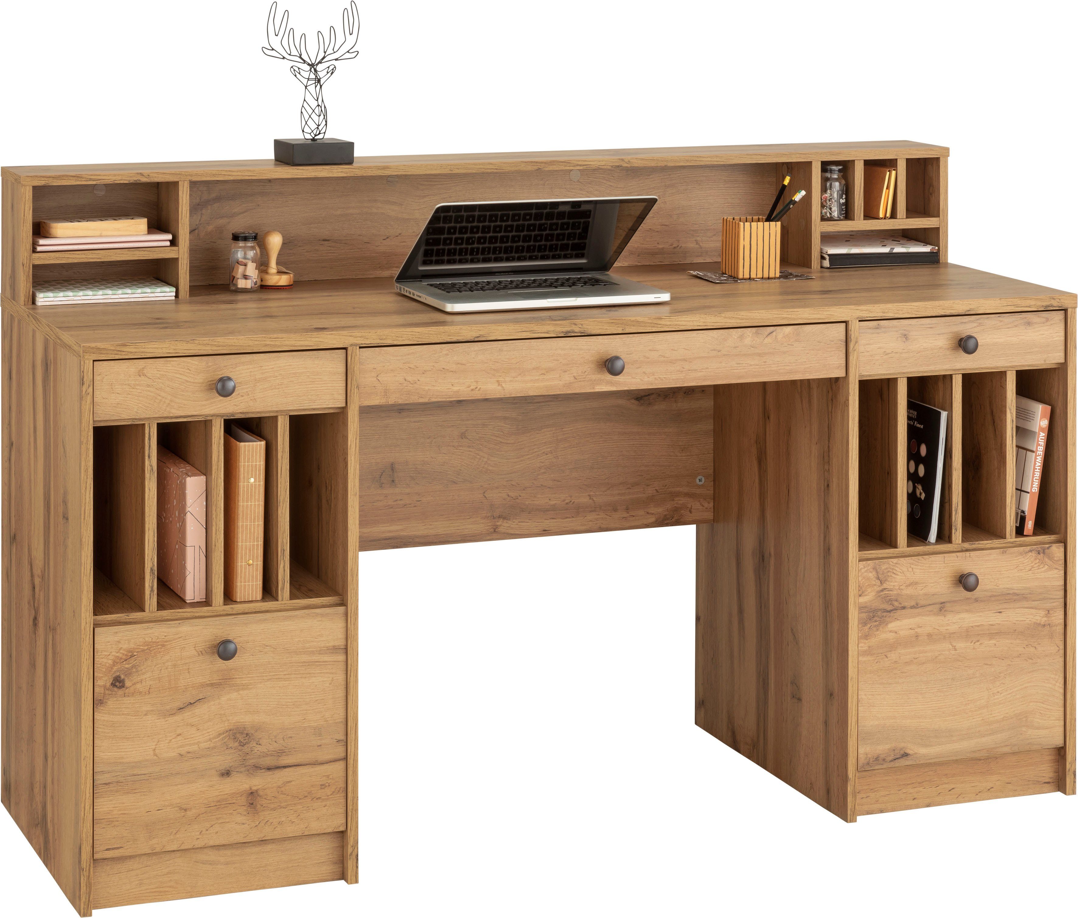 Places of Style Schreibtisch »Licia«, Schreibtisch "Licia" Große  Arbeitsplatte mit viel Ablagefläche online kaufen | OTTO