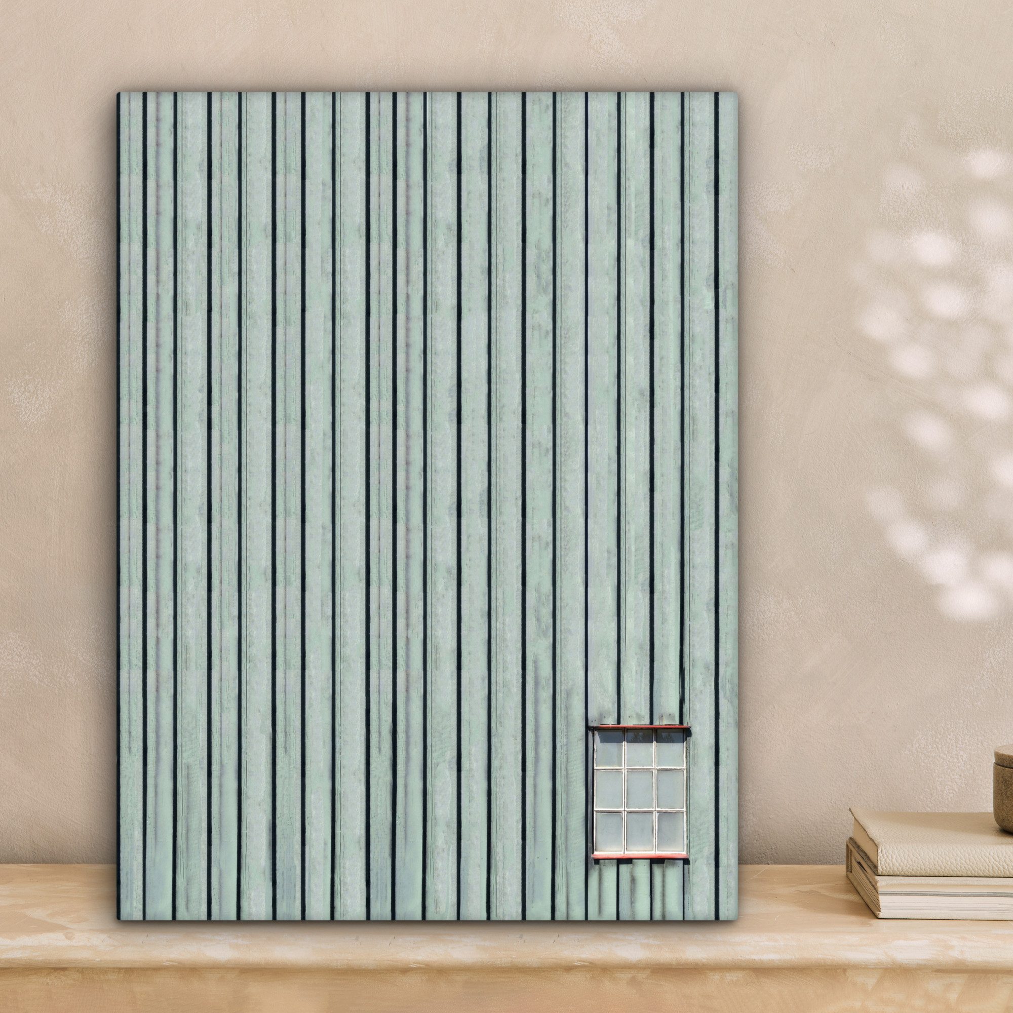 OneMillionCanvasses® Leinwandbild Architektur - Grün - günstig online kaufen