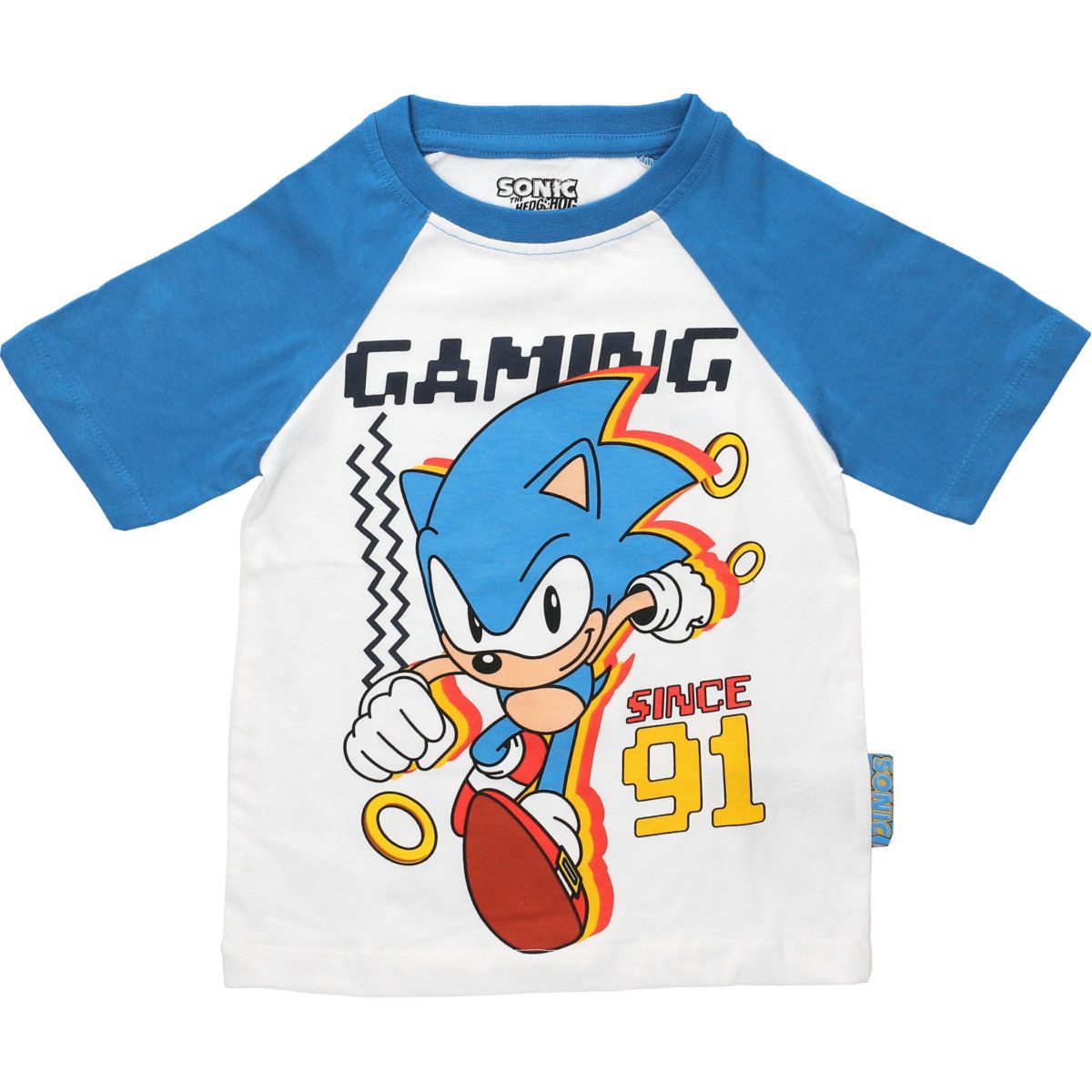 Sega T-Shirt & Shorts Sonic Unisex Kinder (2-tlg) Kinderset, Kinder Outfit, Kinder T-Shirt, Kindershorts, Zweiteiler