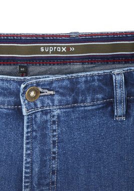 Suprax Regular-fit-Jeans Jeans mit elastischem Komfort-Dehnbund und Sicherheitstasche