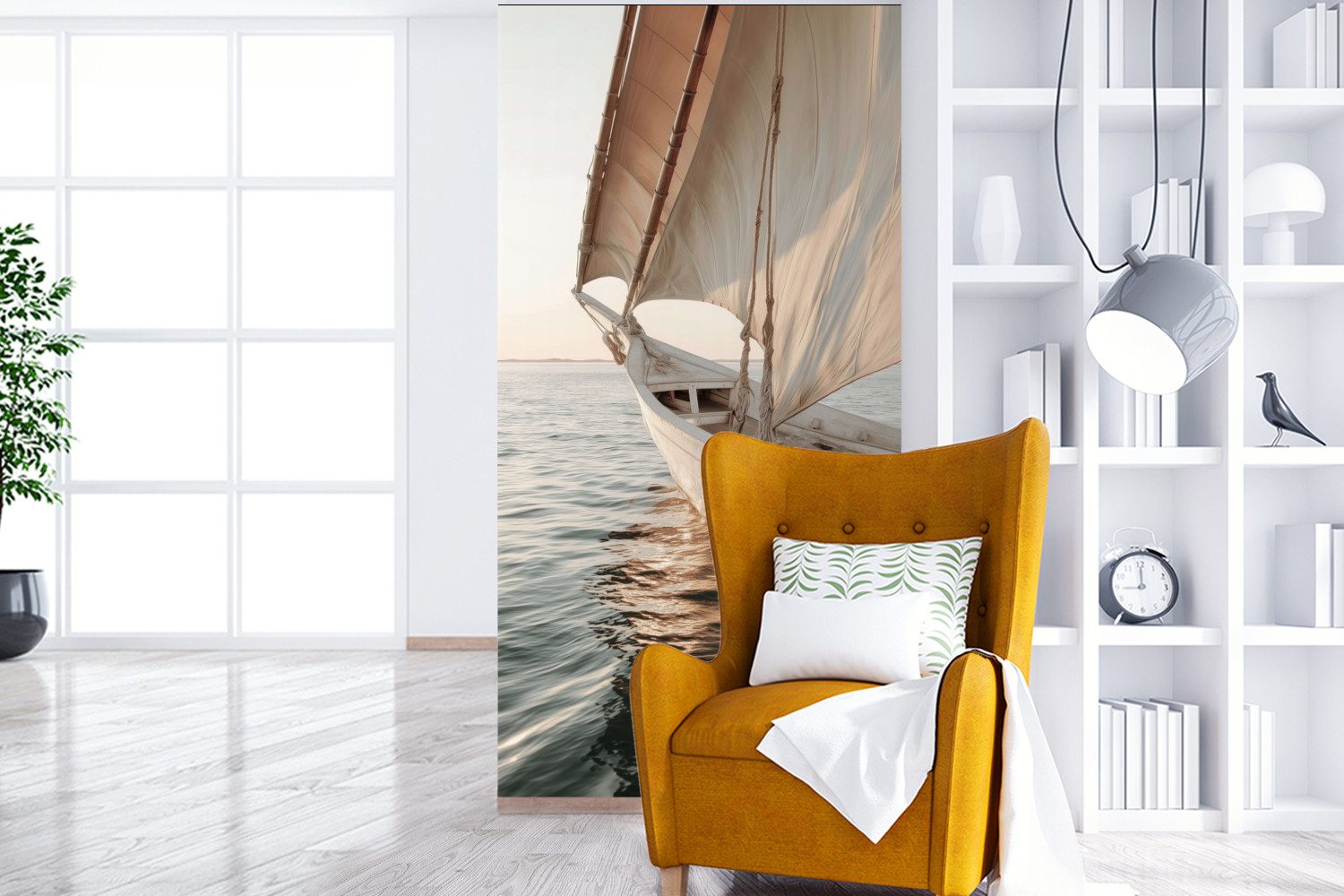 MuchoWow Fototapete Segelboot - Meer - günstig online kaufen