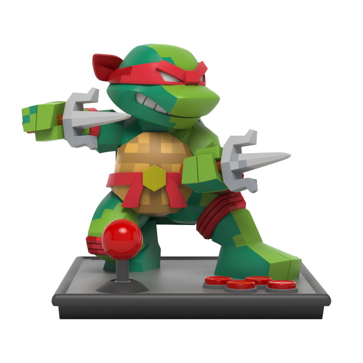 Teenage Mutant Ninja Turtles Sammelfigur Mighty JaxxTeenage Mutant Ninja Turtles Serie Sammelfiguren, Boxinhalt: 6 zufällig sortierte Figuren (6 reguläre, 1 seltene)