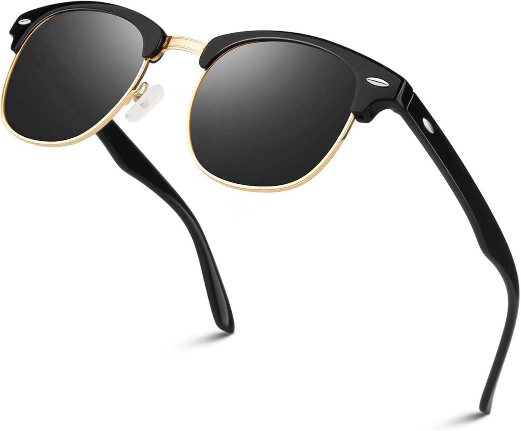 LuxusKollektion Retrosonnenbrille Polarisierte Sonnenbrille Retro Halbrahme günstig online kaufen