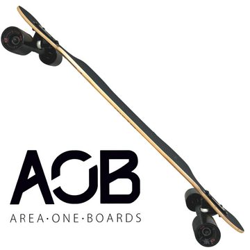 AOB Longboard AOB Tribal Curves Longboard drop through twin tip bambus 38''