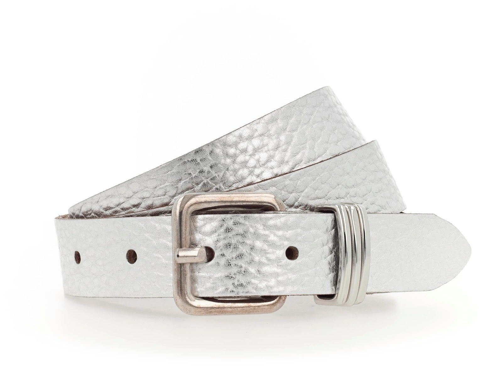 Tamaris Ledergürtel mit Metallic-Finish günstig online kaufen