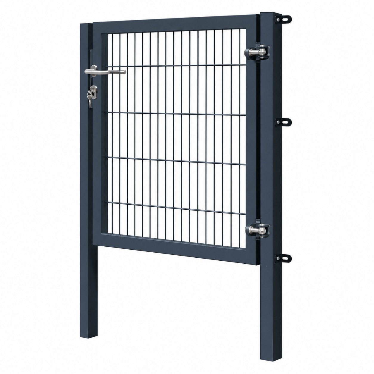 Terrasse2000 Gartentor Industrietor Einzeltor 8/6/8 mm 120 x 120cm Anthrazit
