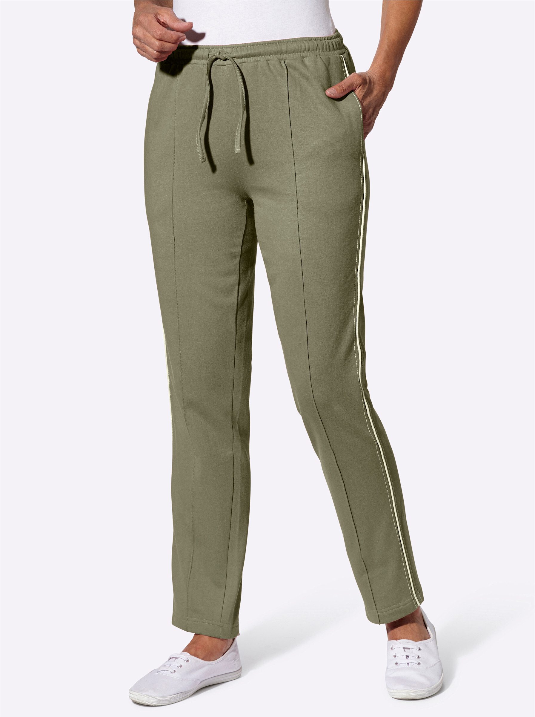 Sieh an! Jerseyhose Sweathose Innenbeinlänge ca. günstig online kaufen
