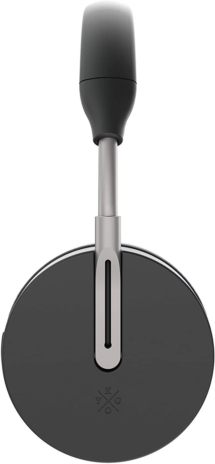 Kygo Kygo A6/500 On Ear Bluetooth Kopfhörer Headset Black für iOS Android Bluetooth-Kopfhörer (Qualcomm aptX und AAC,NFC,Kygo Sound App, Siri, Bluetooth,A2DP,AVRCP,HSP,HFP,AAC,aptX, Steuerung per App)