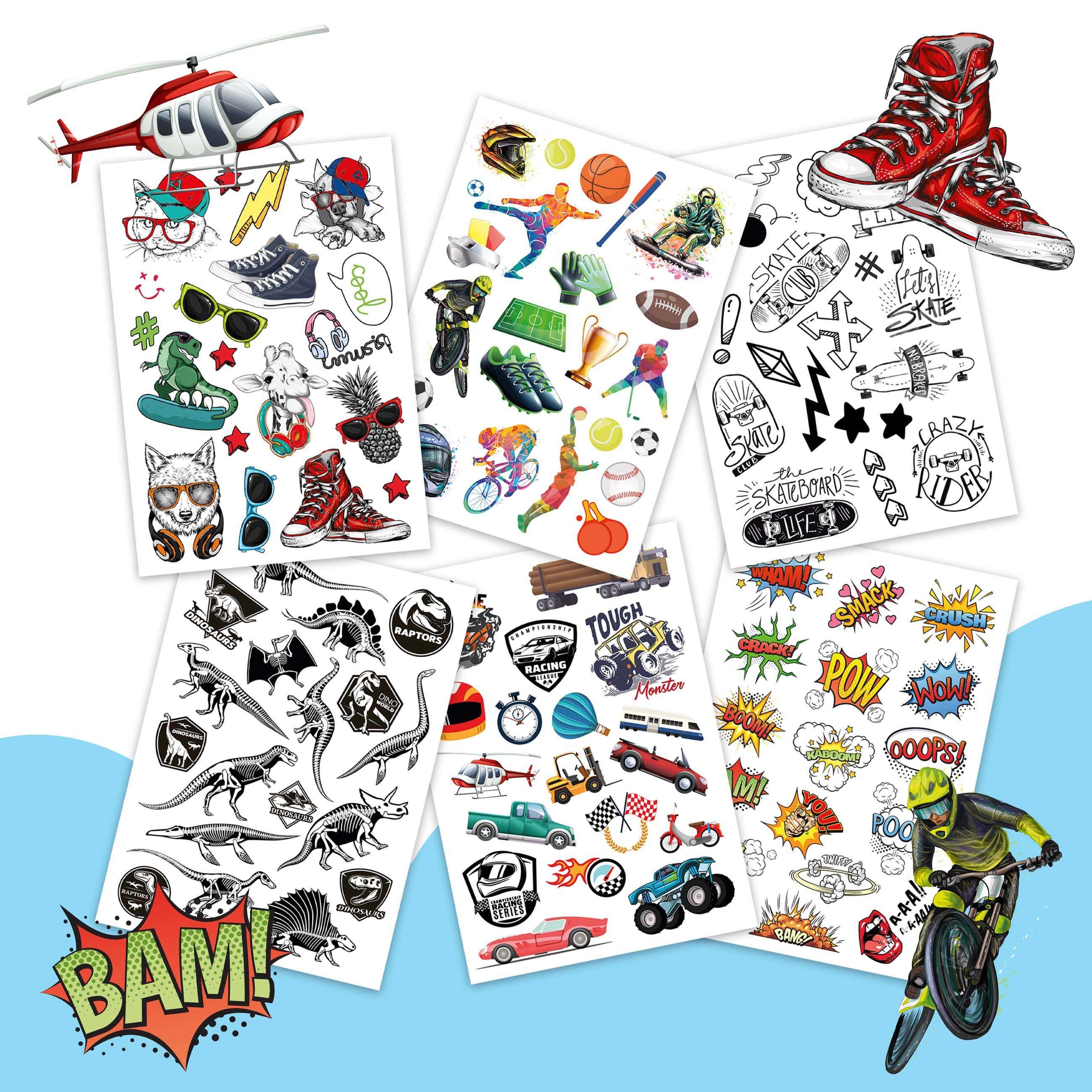 PAPIERDRACHEN Kindertattoo 100 Kindertattoos zum Aufkleben