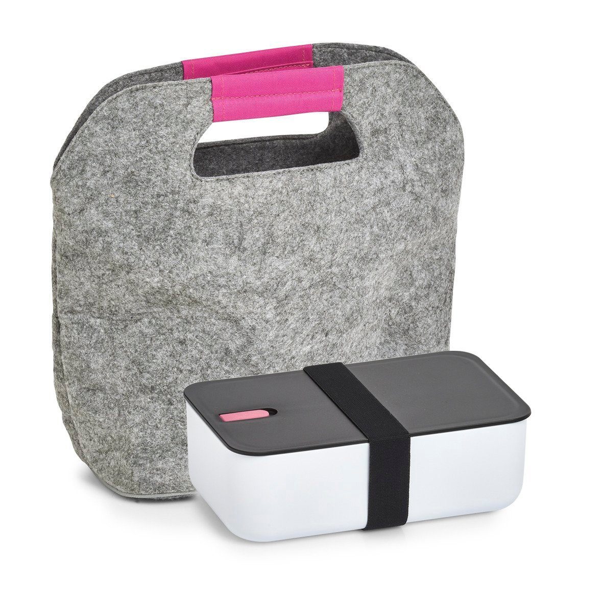 0-tlg) Rosa Kunststoff, Zeller Present Lunchbox, (einzeln,