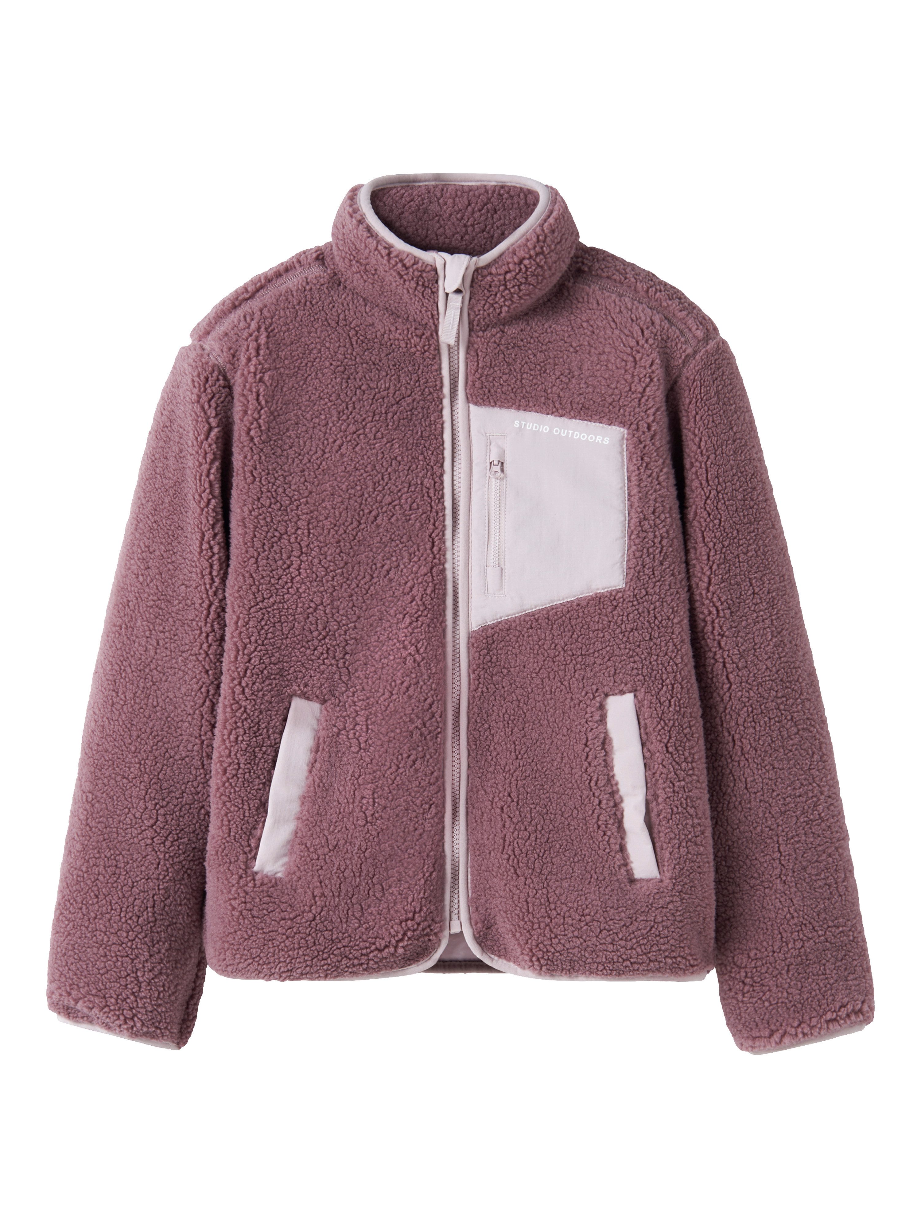 Name It Plüschjacke NKNMATTIA SHERPA JACKET PB1 Kunstfaser