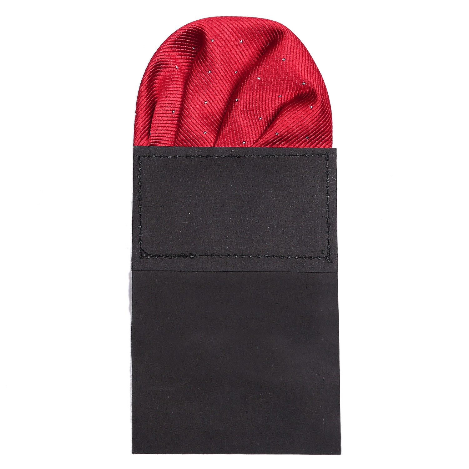 DonDon Einstecktuch DonDon Herren Einstecktuch vorgefaltet, (Packung, 1-St. Packung), vorgefaltet, mit Karton verstärkt, Seidenlook