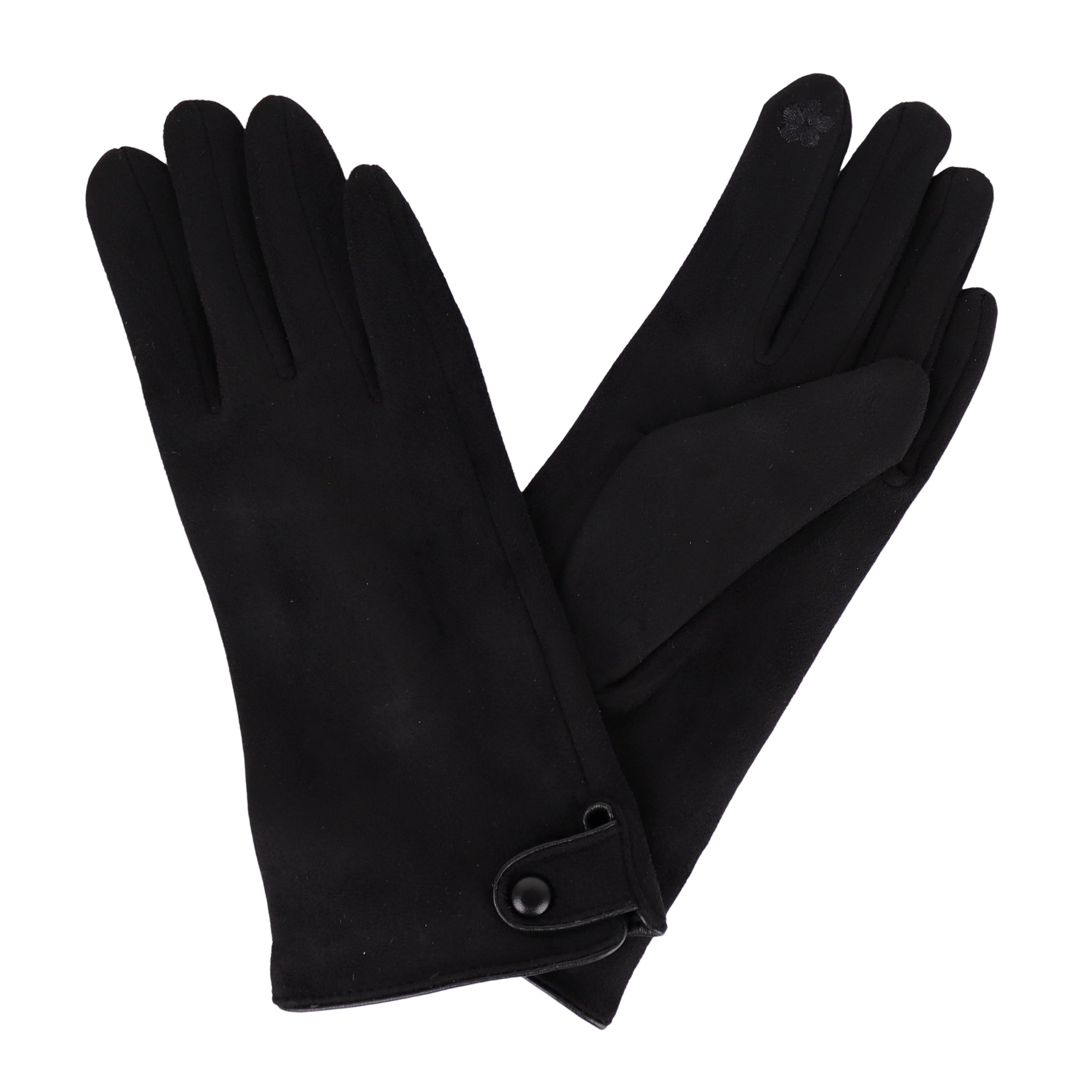 MIRROSI Fleecehandschuhe Damen Touchscreen Перчатки gefüttert Warm ONESIZE (BASIC zeitlos für immer) aus Stoff sehr weich und warm ideal für Herbst oder Winter