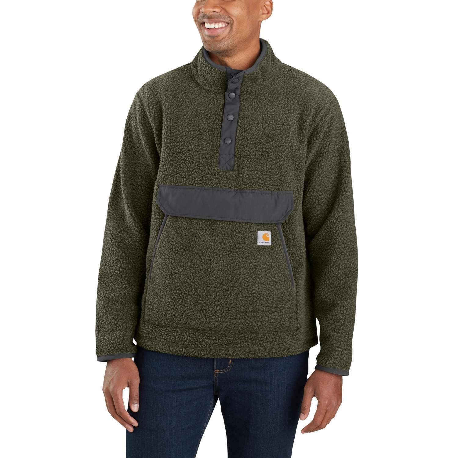 Carhartt Stehkragenpullover Carhartt RELAXED FIT FLEECE PULLOVER 104991 (1- günstig online kaufen