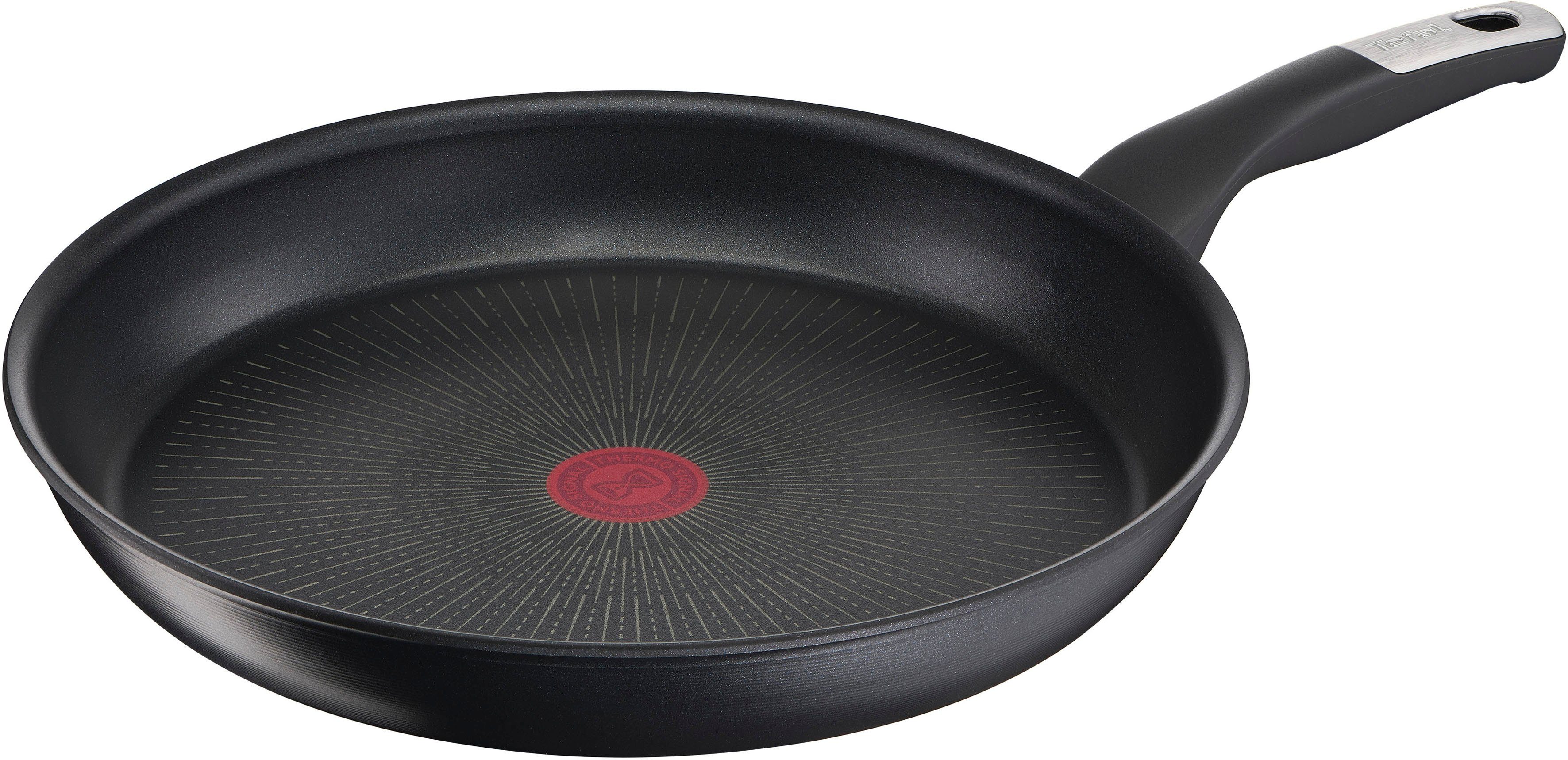 Tefal Bratpfanne Unlimited, Aluminium (1-tlg), kratzfest, Induktionspfanne, Temperaturanzeiger, Made In France