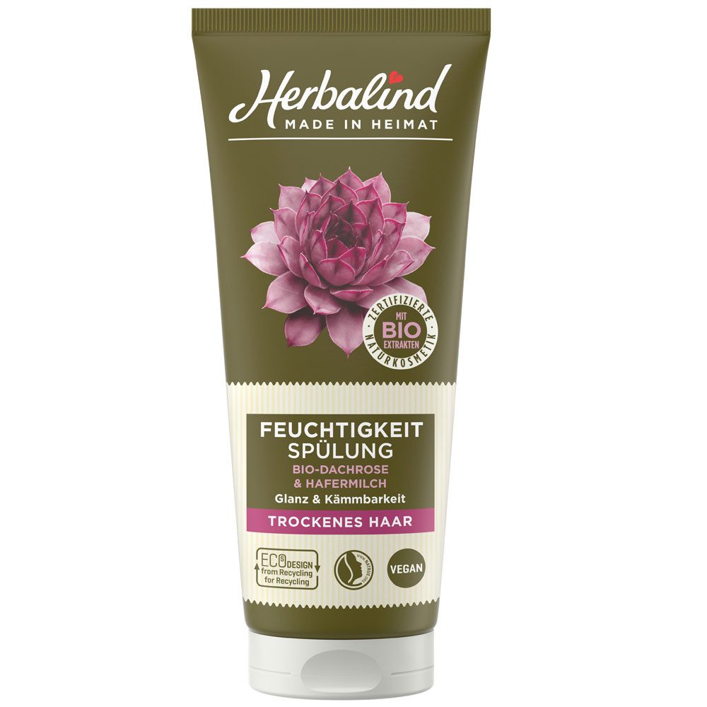 herbalind Haarshampoo Spülung Feuchtigkeit, 200 ml