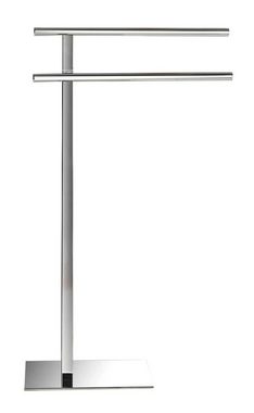 Handtuchhalter PRIAMO, Chromfarben, Metall, H 82 cm