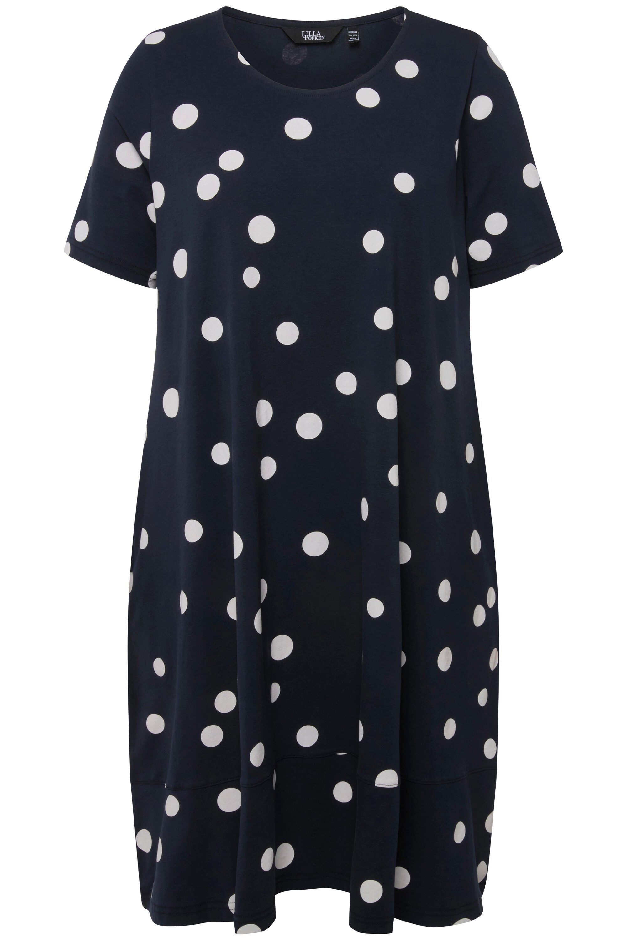 Ulla Popken Midikleid Midikleid Punkte A-Linie günstig online kaufen