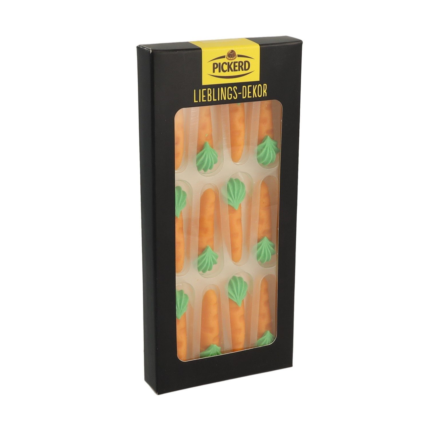 PICKERD Backdekoration PICKERD Lieblings-Dekor Rübli handgemachte Marzipan-Möhren 12 Stück