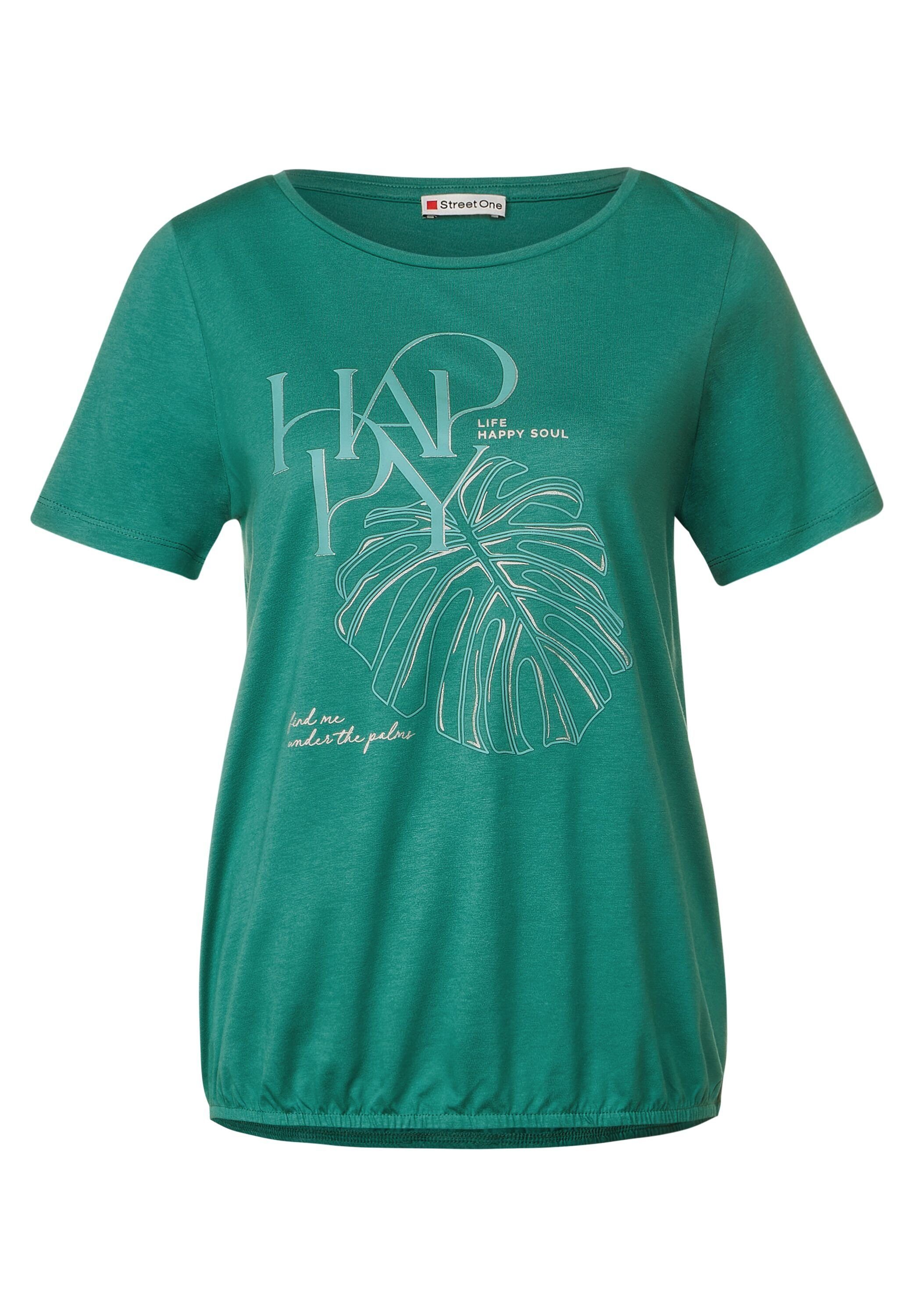 STREET Kurzarmshirt ONE green lagoon