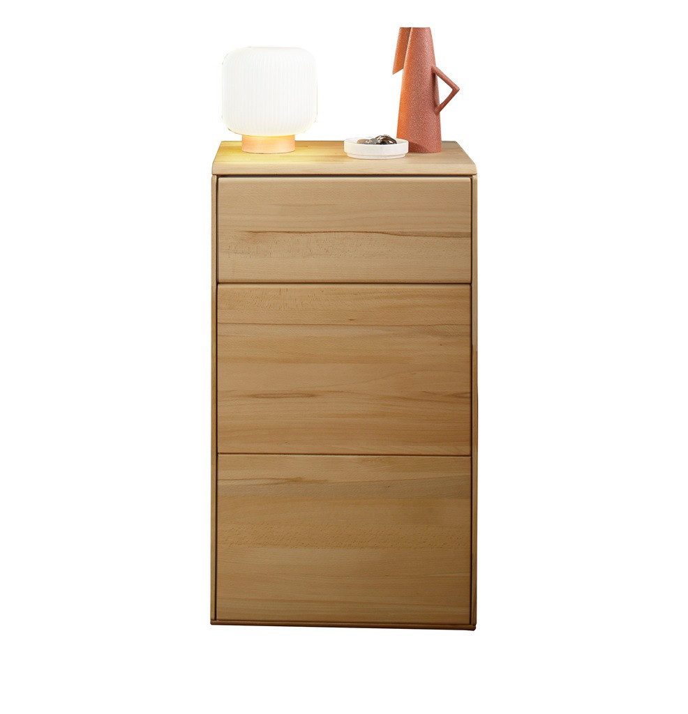 Kommode Kommode 51x91cm "Messina" Kernbuche massiv