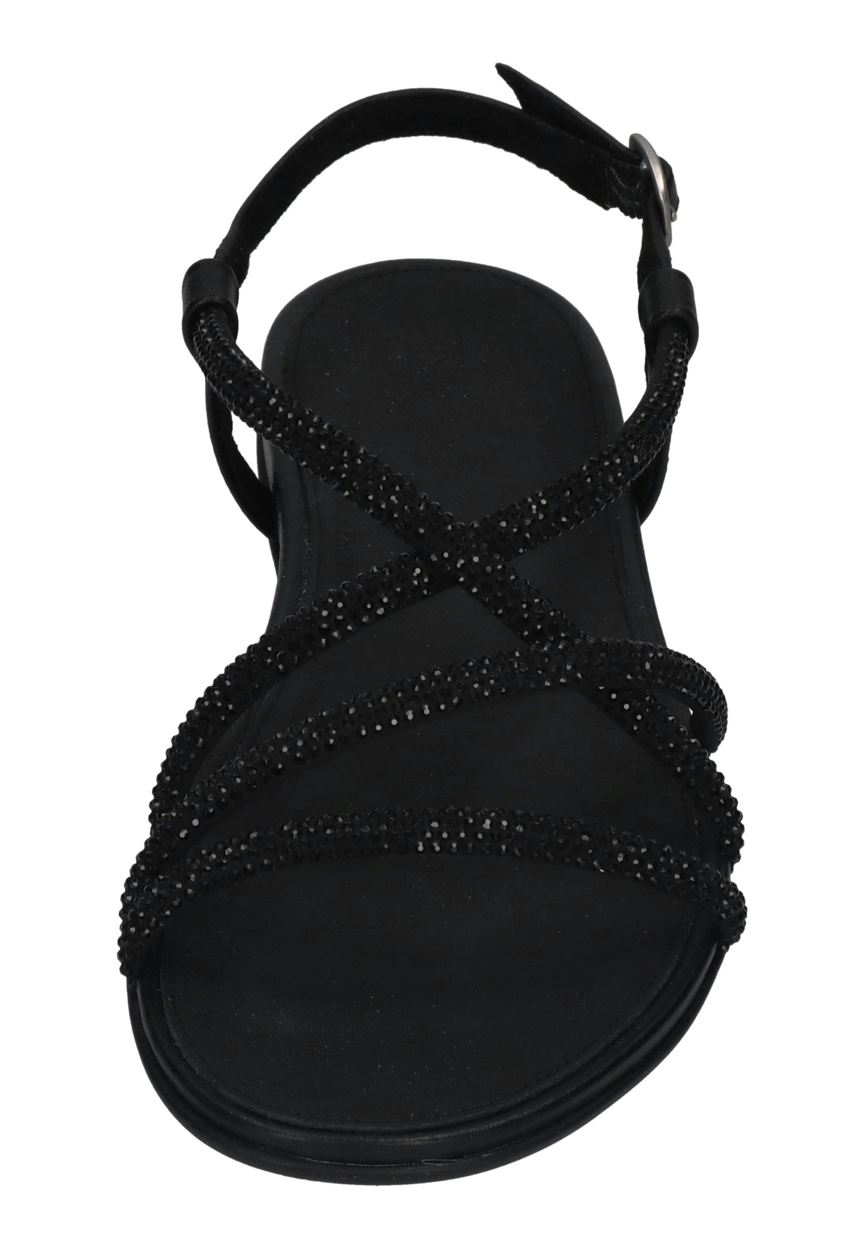 Fitflop GRACIE CRYSTAL STRAPPY BACK-STRAP SANDALS Sandalette All Black
