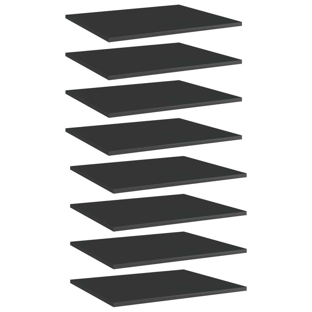 möbelando Einlegeboden 3016495 (8er-Set), in Hochglanz-Schwarz. Abmessungen (LxBxH) 50x60x1,5 cm