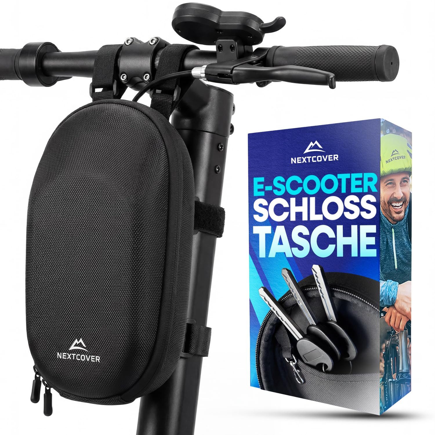 Nextcover Kettenschloss NEXTCOVER® E-Scooter Schloss [Steel-Secure-Technologie]