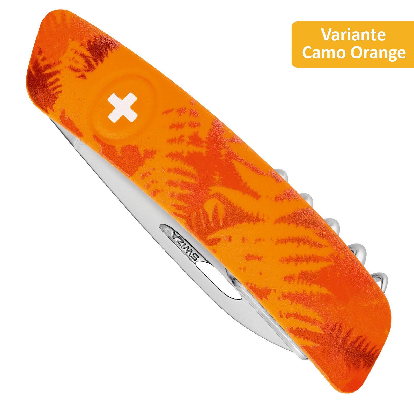 Schweizer C03 Klappmesser Messer SWIZA Taschenmesser, Funktionen Taschenmesser Camo Orange 11