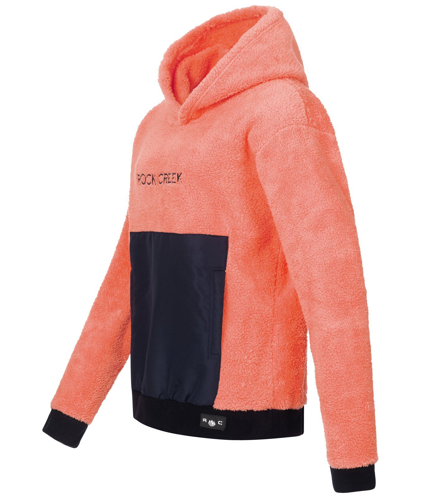 Rock Creek Sweatshirt Damen Teddyfell Kapuzenpullover D-475 – Bild 2 von 3