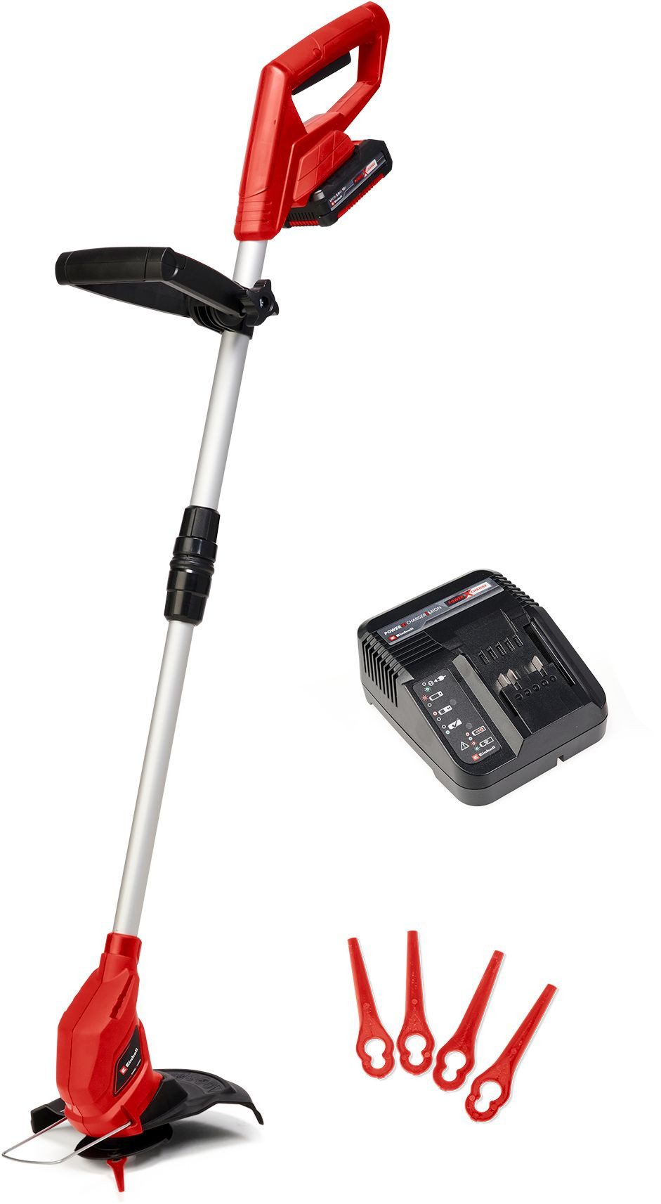 Einhell Akku-Rasentrimmer GC-CT 18/24 Li, 24 cm Arbeitsbreite Messer, inklusive Akku