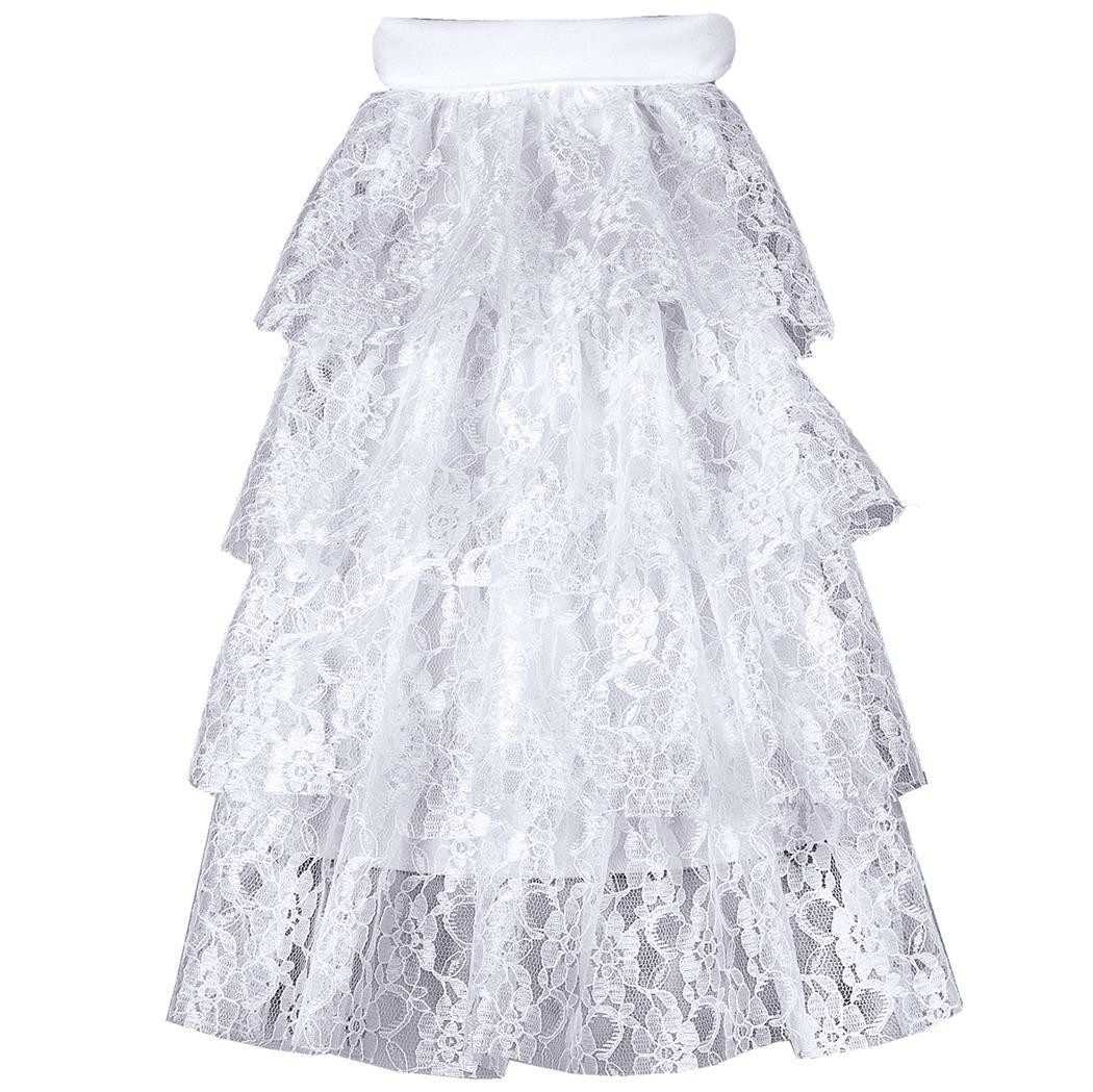 Festartikel Müller GmbH Kostüm Spitzenjabot weiß