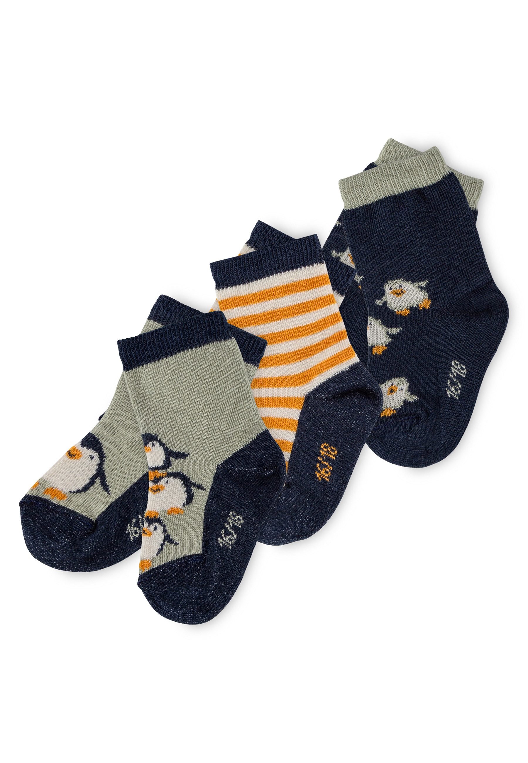 Sigikid Socken Sockenset 3er Polar Friends für Kinder Jungen (3-Paar)