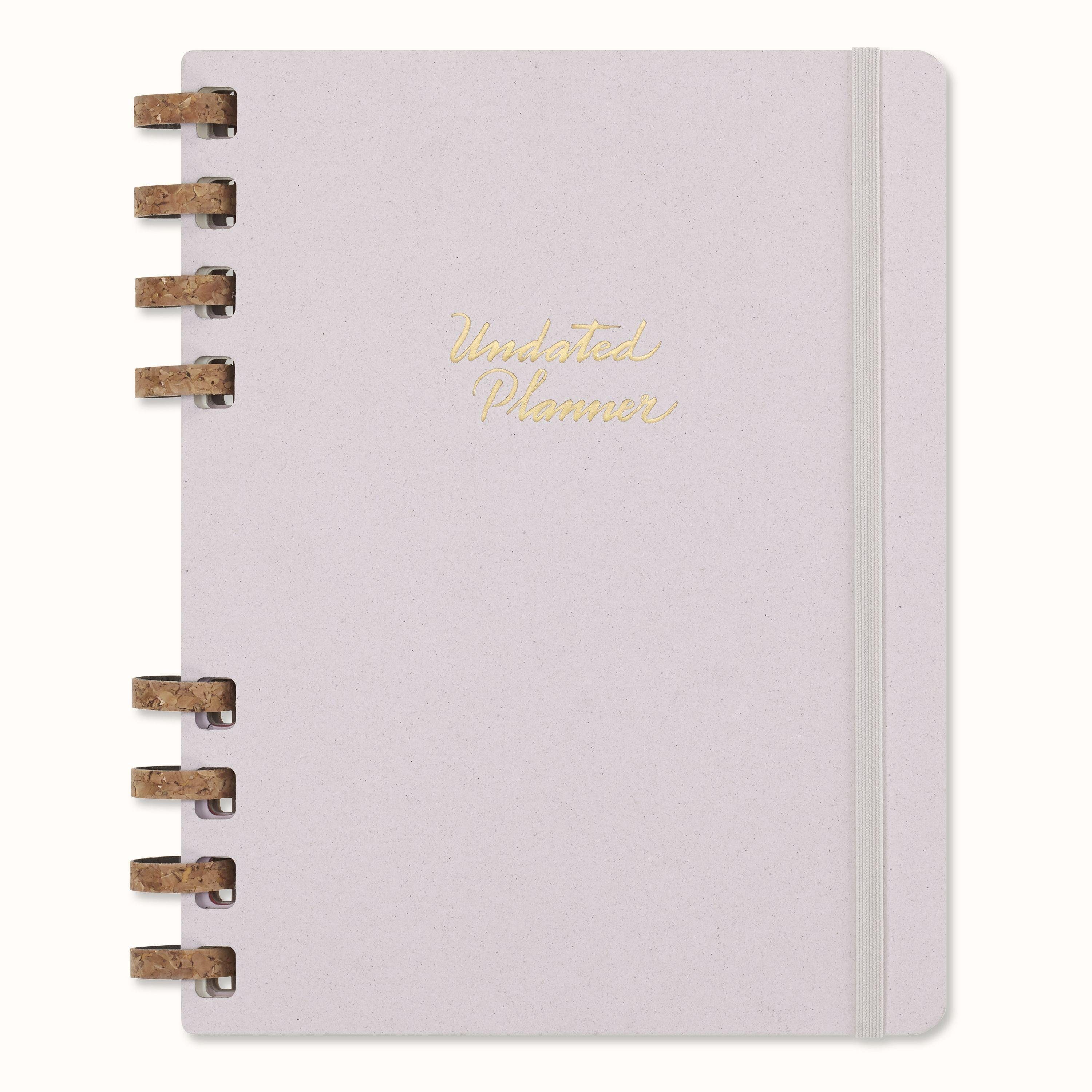 MOLESKINE Terminkalender Moleskine Undatierter Life Kalender mit Spiralbindung, XL 19X25, Cr...
