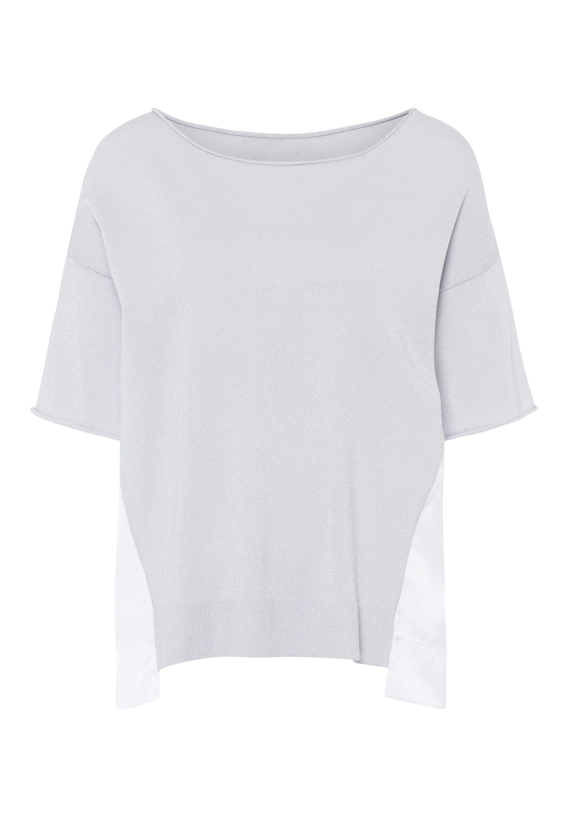 TUZZI Strickpullover mit Satinbesatz günstig online kaufen